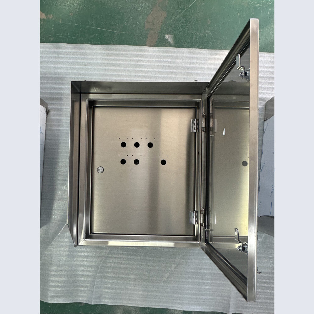 alt="stainless steel cabinet"