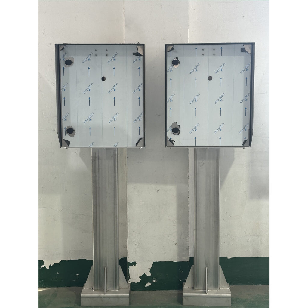 alt="pedestal electrical meter box"