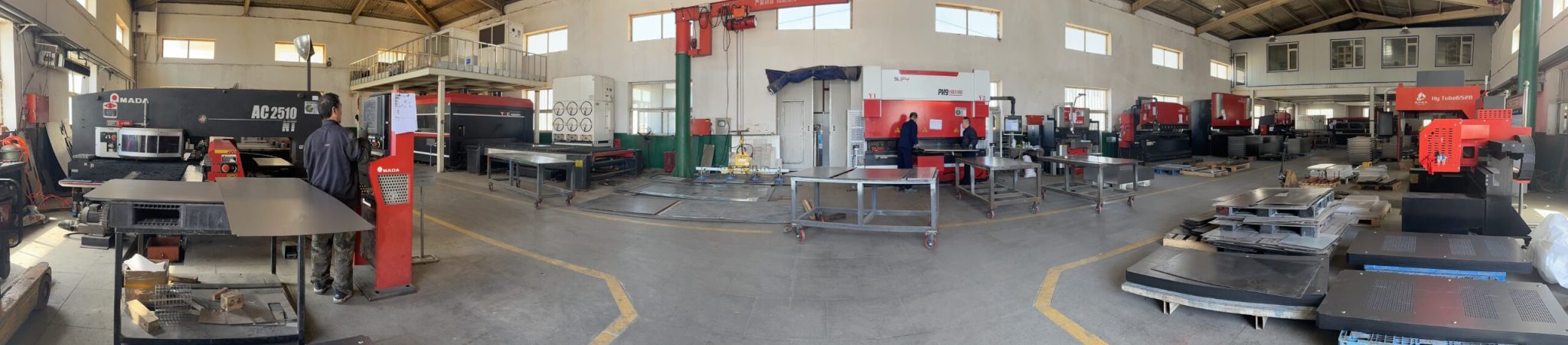 alt="Sheet Metal Fabrication Workshop"