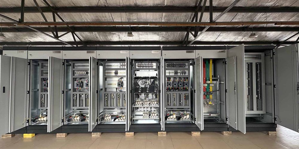 alt="Industrial Electrical Cabinet"